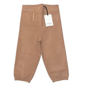 NWT NakedCashmere Women's Tan Ribbed Shorts Sz M